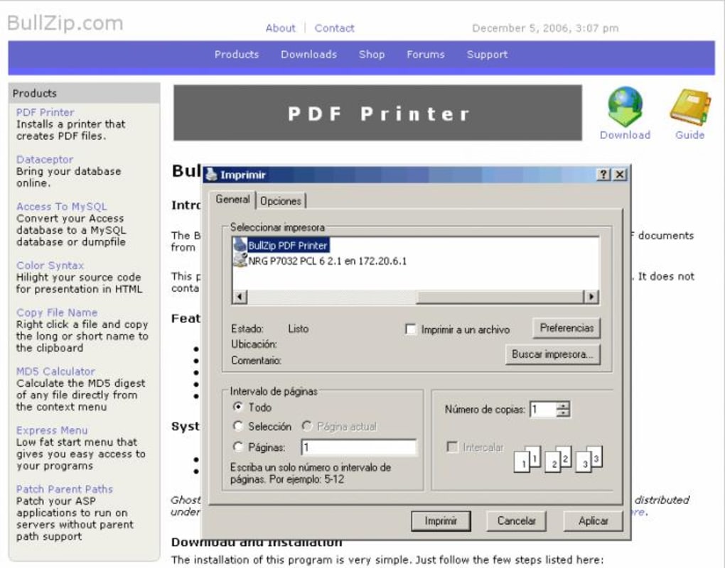 Bullzip Pdf Printer For Mac Os